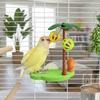 Coconut-shaped Bird Perch Stand Detachable Birdcage Platform Toys  Entertaining Birds