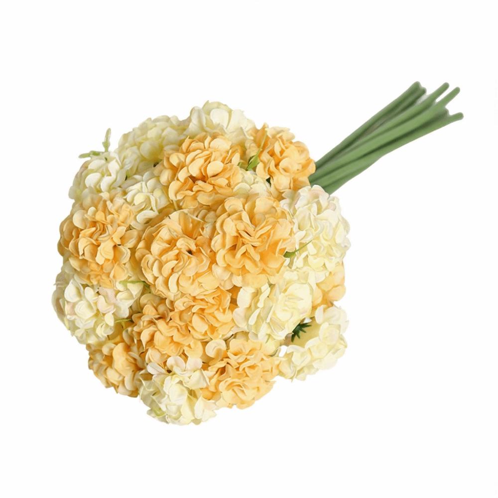 27 Heads Hydrangea Artificial Flowers Silk Petals DIY Accessories Fake Flower Photo Props Multicolor Floral Arrangement Wedding