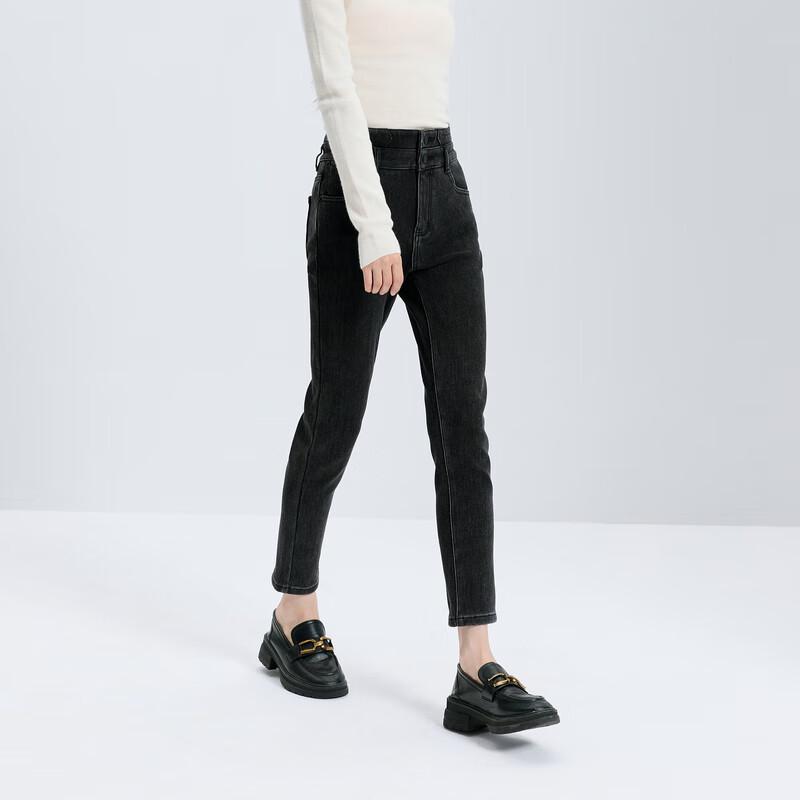 SANCITY Women's Slim High-Waist Ankle Skinny Jeans