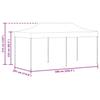 Pop Up Canopy Tent 3x6 M Blue