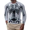 Men's Halloween Long Sleeve Neck T-Shirt for Costume Party