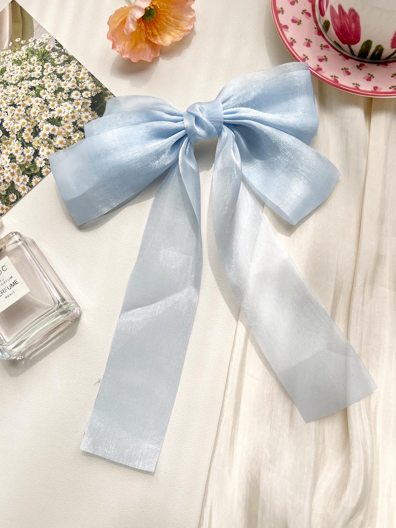 

Многостильный летний бант заколка для волос женская большая заколка-бант однотонная заколка для хвостика аксессуары для волос головной убор подарок