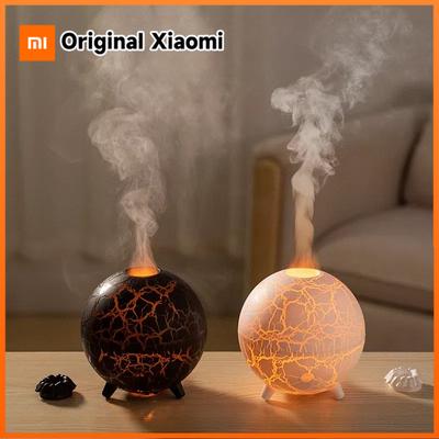 Xiaomi Nuevo Humidificador de Aire Aromaterapia Planeta Ultrasónico Creativo 200ML Spray USB Difusor de Fragancia Aceite Esencial Llama Agrietada Colorida
