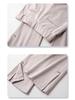 2024 Women's Apricot Flared Wool Pants: High-Waist, Slimming, Casual for Autumn/Winter