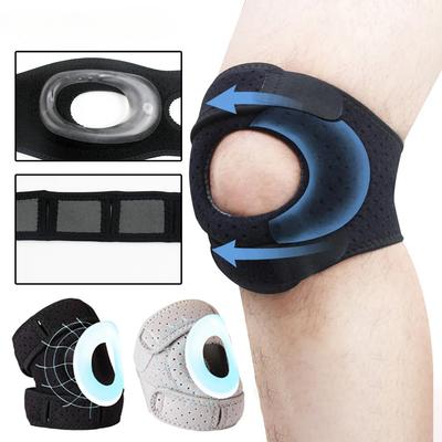 1 Stücke Patella Knieorthese Knie Kompressionsmanschette Unterstützung für Frauen Männer Knie Workout Knieschutz Knieschützer