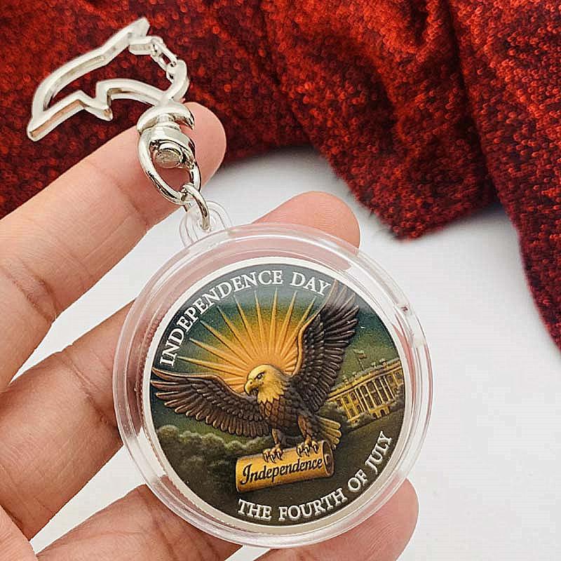 United States 1776-2026, Zinc Alloy, Gold-plated, Eagle Commemorative Medal, Creative Bell, Coin, Commemorative Coin