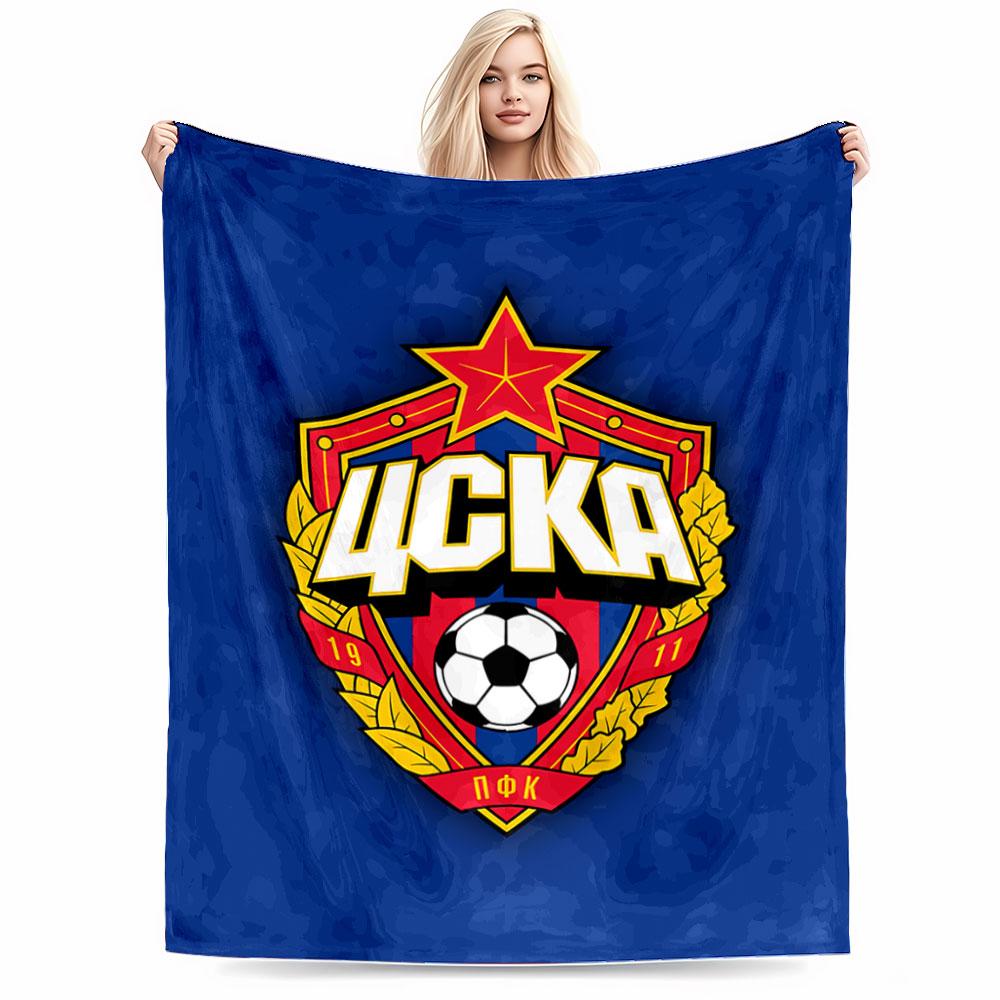 CSKA Soccer Emblem Blanket for all seasons blanket lunch break throw gift