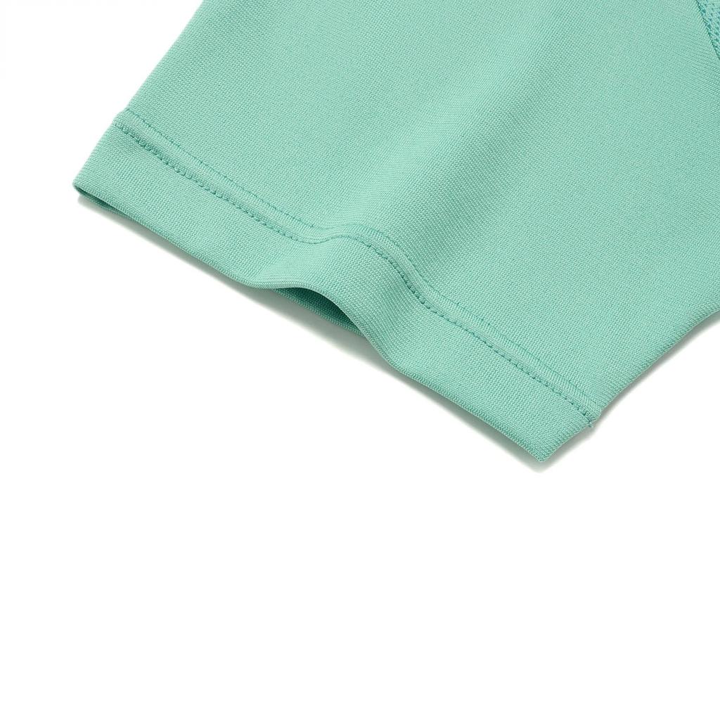 Li Ning Wade Series Letter Round Neck Pullover Short Sleeve T-Shirt Men Tops Clear-Water-Blue Emerald-Green ATST561-4