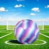 1pc Rainbow Starry Sky Size 5 Soccer Ball Professional Match Training Football Indoor &Outdoor Sports Ball Lightweight Durable m6514