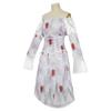 Halloween Geisterbraut Cosplay Kleid, Höllen Dämon Zombie Weiblich Spiel Uniform Kostüm