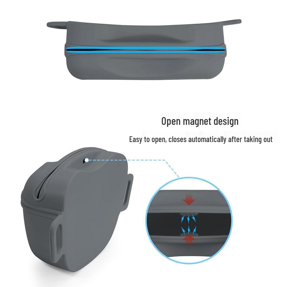 Silicone Pet Treat Bag: Waterproof, Portable Waist Bag for Outdoor Use