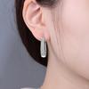 S925 Sterling Silver Retro Hollowed Out Patterned Earrings Hoop Earrings Women Jewelry Original Trendy Anniversary Gifts