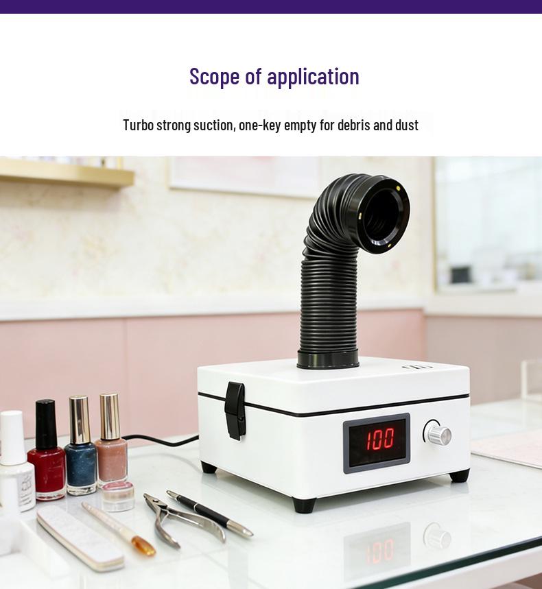 High-Power Silent Nail Dust Collector for Salon Use