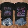 Velaris City of Starlight Graphic TShirt Casual Short Sleeve Cotton Tee with Mountain Print for Women All Season Knit Top