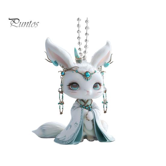 

Мультяшный кулон акриловая рождественская елка подвесная с шнурком подвесное украшение в виде животного универсальное украшение Rabbit