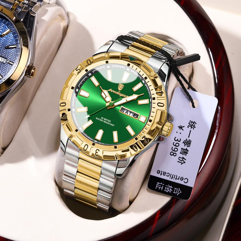 Luxury Men'S Watch Super Luminous Quartz Watch