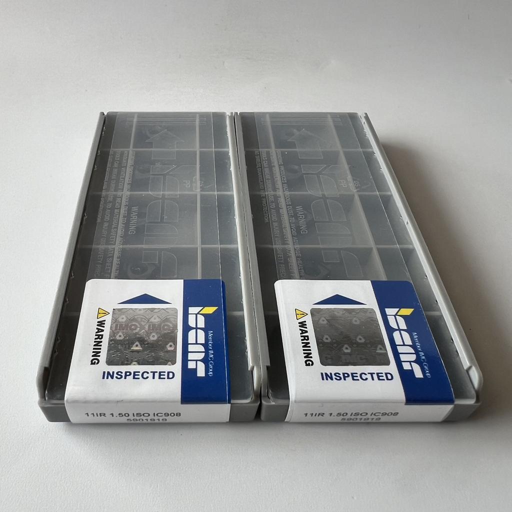 ISCAR / 11IR1.50ISO IC908 / Industrial indexable carbide inserts 5 Pcs