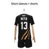 Character Haikyuu Anime Number Black Ball Suit Short Sleeve Shorts Cosplay