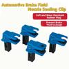 4PCS Car Brake Fluid Pipe Clamp Set Brake Oil Nozzle Clip Cars Brakes Nipple Pliers Leak Proof Line Plug Prevents Oil Leakage Fuel System Fittings7