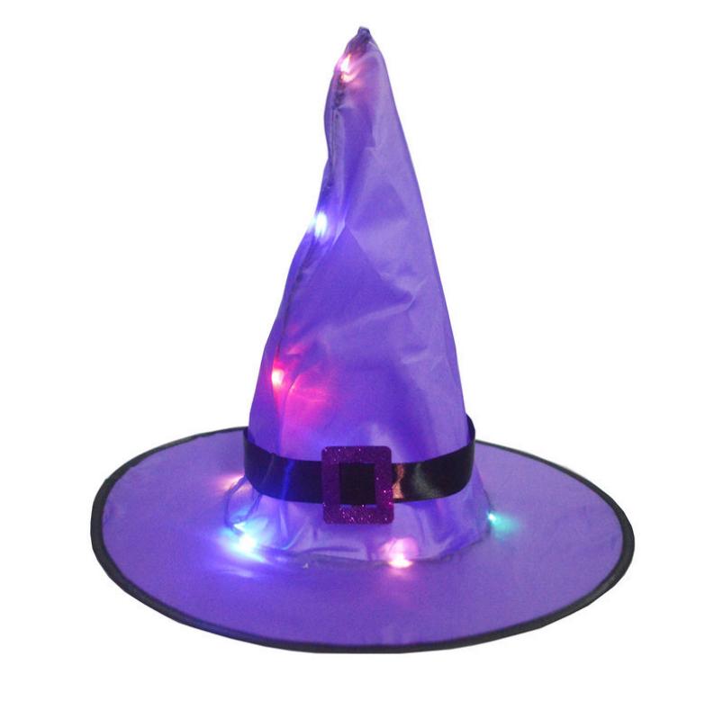 LED Witch Hat Halloween Decor Lights 
