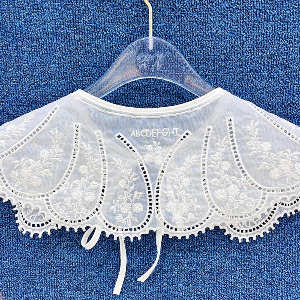 Embroidery Detachable Shirt Children's Clothing Cloak Fake False Collars New Dress Blouse Decor