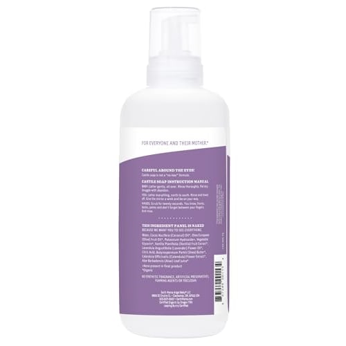 Earth Mama Angel Baby, Calming Lavender Shampoo & Body Wash, Lavender Vanilla, 34 Fl Oz (1 L)