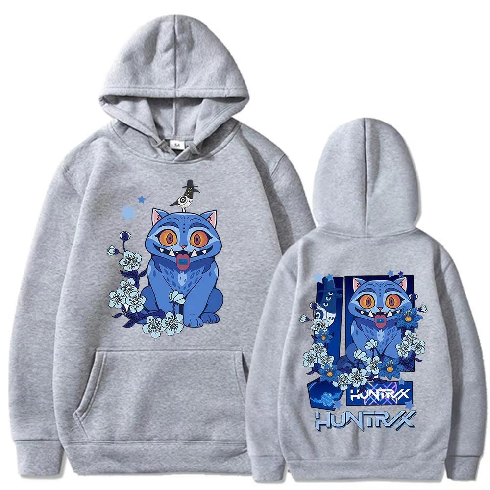 K-Pop Demon Hunters Derpy Tiger Printing Hoodies Fashion Cool Harajuku Hooded Autumn Winter Sweatshirt Men Women Casual Pullover