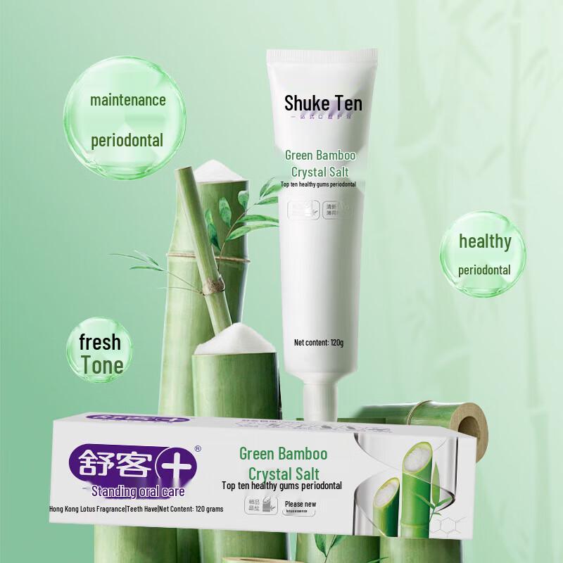 Shuke Bambus Kristall Salz Zahnpasta 120g