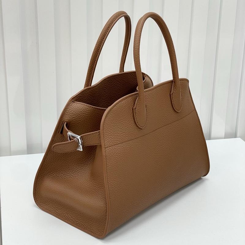 26 new leather women's bag top layer cowhide TR 10 inch handbag togo cowhide tote simple and versatile crossbody bag