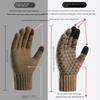 Men's Winter Alpaca Wool Touchscreen Cycling Gloves