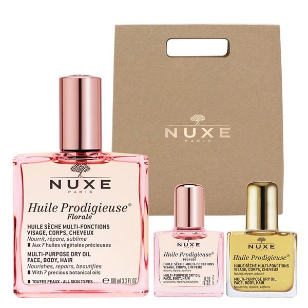 

Nuxe Will Prodigy Multi Floral Oil 100мл + 10мл + Сухое масло 10мл, 1 комплект