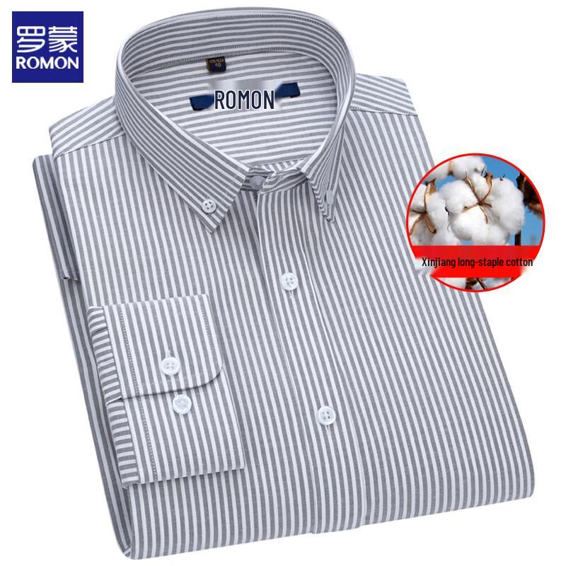 

Luomeng Men s Long-Staple Cotton Formal Shirt 185-189cm