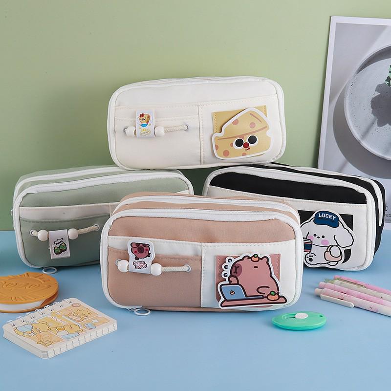Balakapi Feng Stylish Large Capacity Girls' Primary School Pencil Case