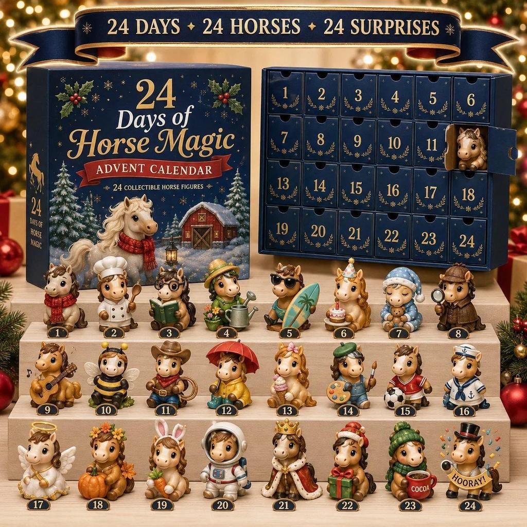 Weihnachts-Adventskalender 2026 – Feiertags-Blindbox-Kalender im Tier-Thema