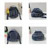 Retro Washed Old Denim Mini Messenger Bag
