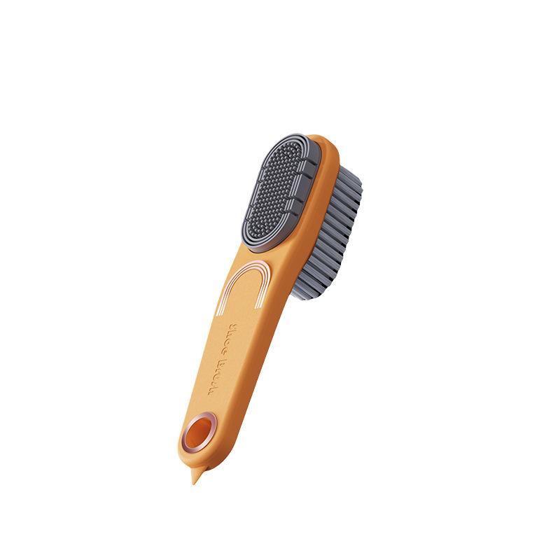 Multifunctional Double-sided Shoe Brush Silicone Soft Brush Powerful Decontamination Cleaning Brush Shoe Cleaner Kit
