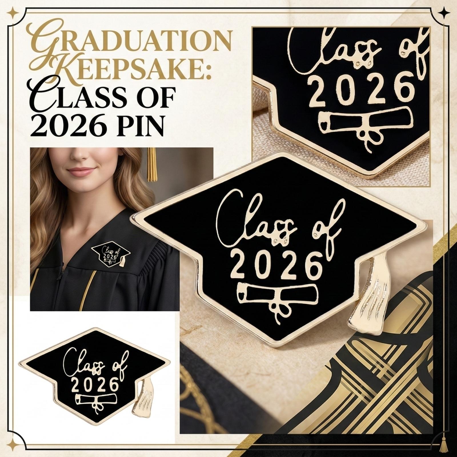 

Значок сезона выпускного Вечерний выпускной студенческий памятный аксессуар Брошь One Size