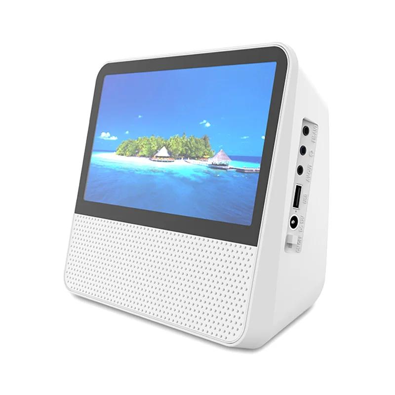 

Для багатофункціонального CD/VCD/DVD-Bluetooth-плеєра, 7-дюймовий 1080P HD-сенсорний екран, літієва батарея з двома L білий