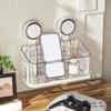 Punch-Free Suction Cup Storage Rack Removable Vegetables Fruits Holder Shower Shelf  for Home