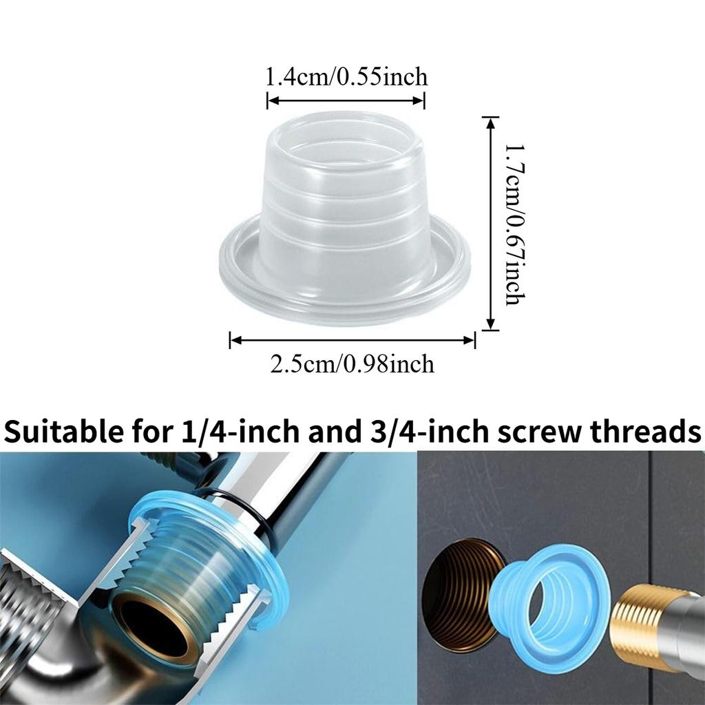 20/40/60PCS Silicone Thread Seal Tape DIY Plumber No Wrap Self Fusing Faucet Valve Pipe Fix Leakproof Waterproof