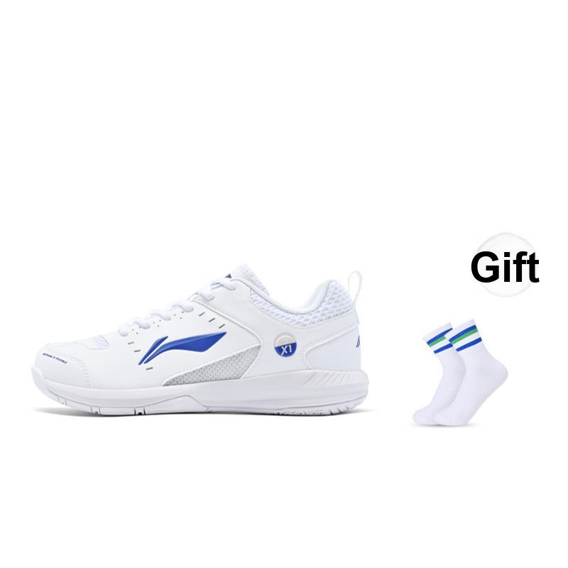 Li Ning Lightweight Feather Series Rocket Shoes 2.0 Fashion Comfortable Non-Slip Wear-Resistant Lightweight Low-Top Badminton Shoes AYTU049-6
