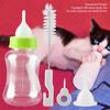 4pcs  Set Silicone Transparent Durable Milk Bottle Feeder for Pet Dog Cat 60ml