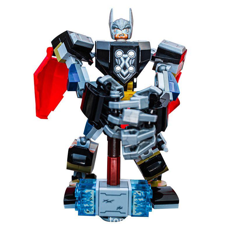 Avengers Building Block Figures Create Your Own Heroes With This Diy Set