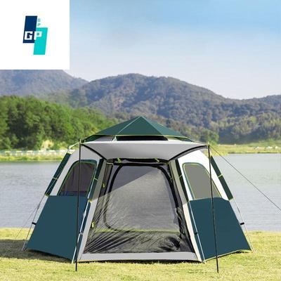 Outdoor Portable Folding Tent, Fully Automatic, Hexagonal, Thickened, Sunscreen, Camping Equipment, Outdoor Camping Equipment