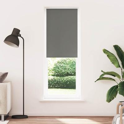 Grey Blackout Roller Blind 70X230 Cm Fabric Width 65.7 Cm