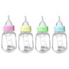 4 Pieces Pet Feeding Bottles Kit 4 Oz Newborn Milk Nursing with Nipple & Brush