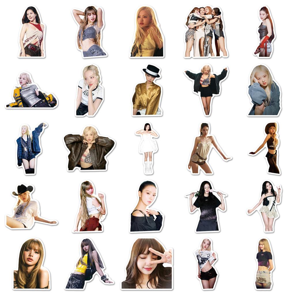 50 Stickers Koreansinger BLACKPINKwaterproof Decoration DIY Mobile Phone Computerstickers