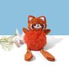 Pet Chew Toy Cartoon Animal Shape Interactive Tug-of-War Pet Toy with Pull-Out Cotton Rope Built-in Sound Bite-resistant Dog Squeaky Toy