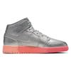 Jordan 1 Mid GS Metallic Silver Pink Crimson Jordan 555112-006