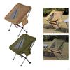 Folding Camping Chair Compact 250lbs Backrest Stool for Outdoor Backpacking